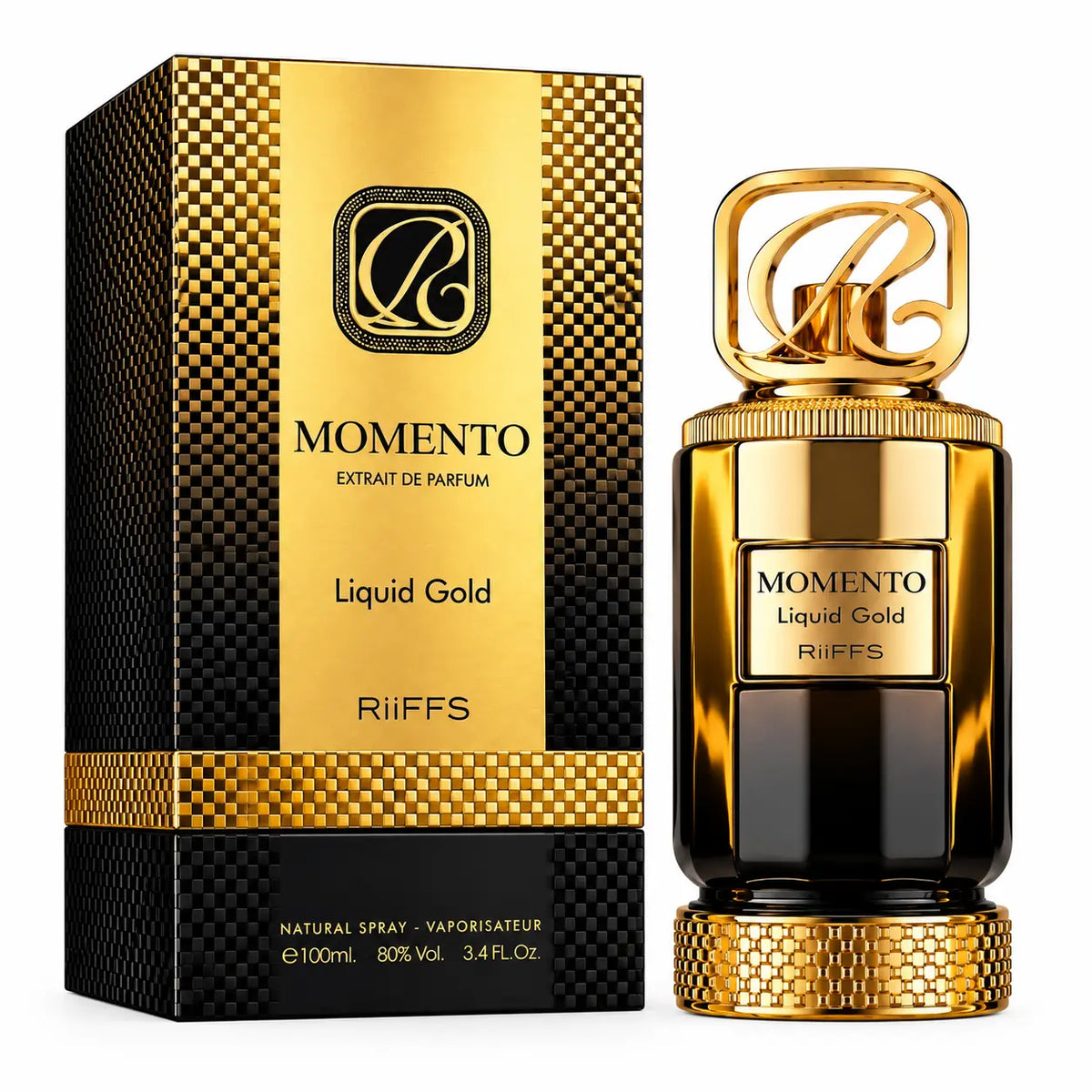 Riiffs Momento Liquid Gold Extrait de Parfum For Men & Women 100ml