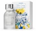 Mykonos Slow Living Extrait de Parfum 50ml with original packaging – calming green tea, soft florals, and soothing woody musk fragrance for men and women